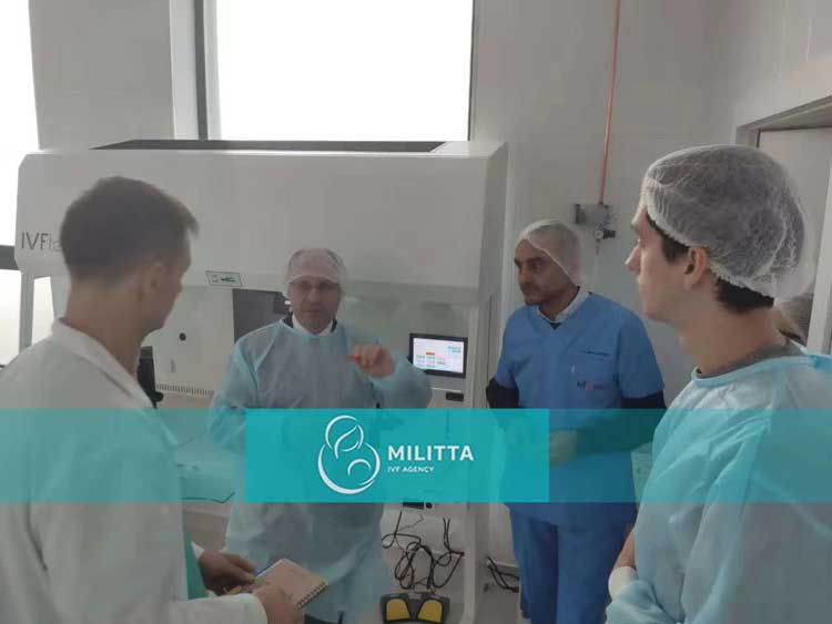 乌克兰丽塔医院ivf ID系统的维护使用再次进行了深层的技术交流