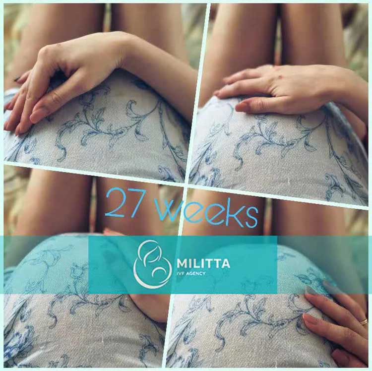 W女士的乌克兰试管怀孕27周|拍照打卡