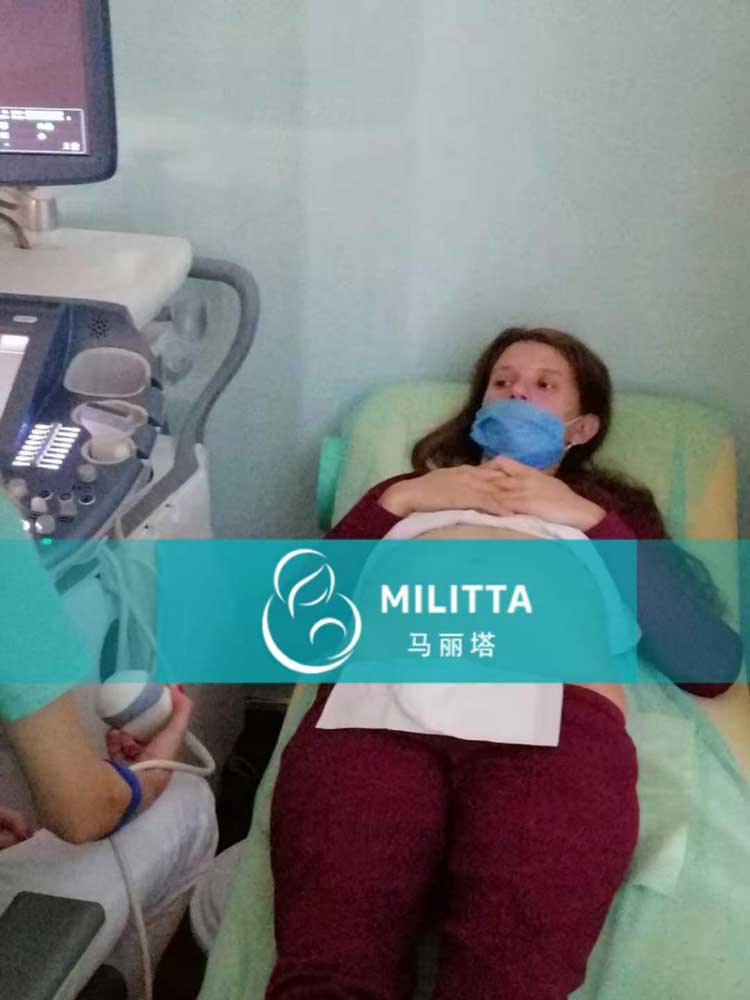 乌克兰代妈在丽塔医院做产检