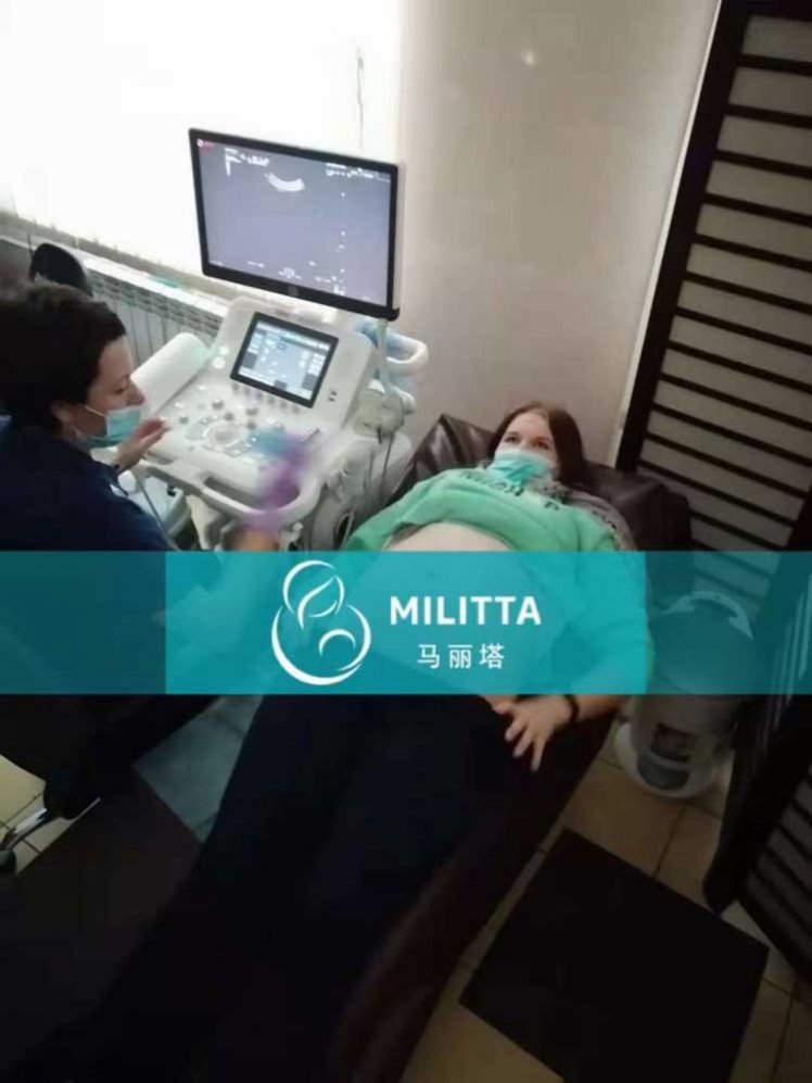 多位乌克兰在妇产医院做不同的产检