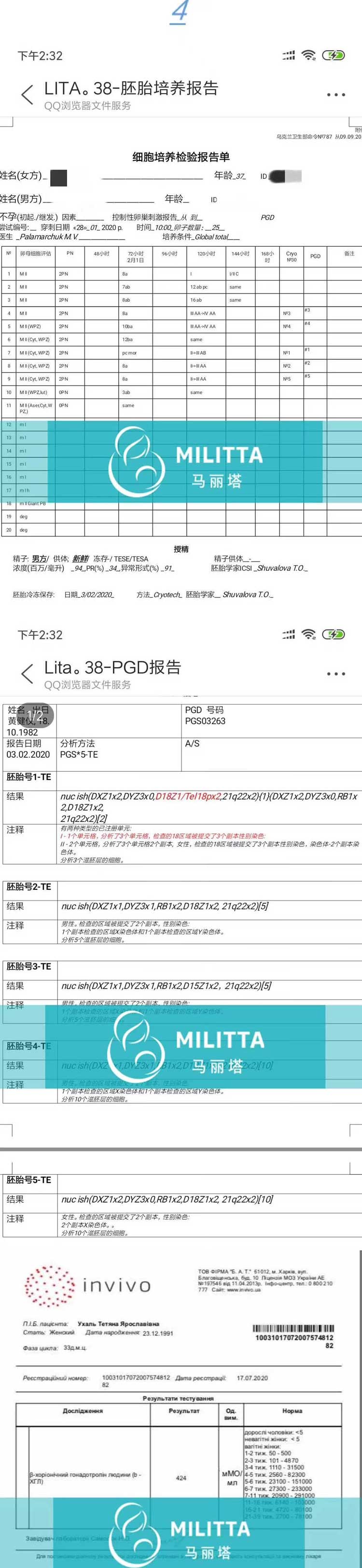 乌克兰代妈到医院做产检