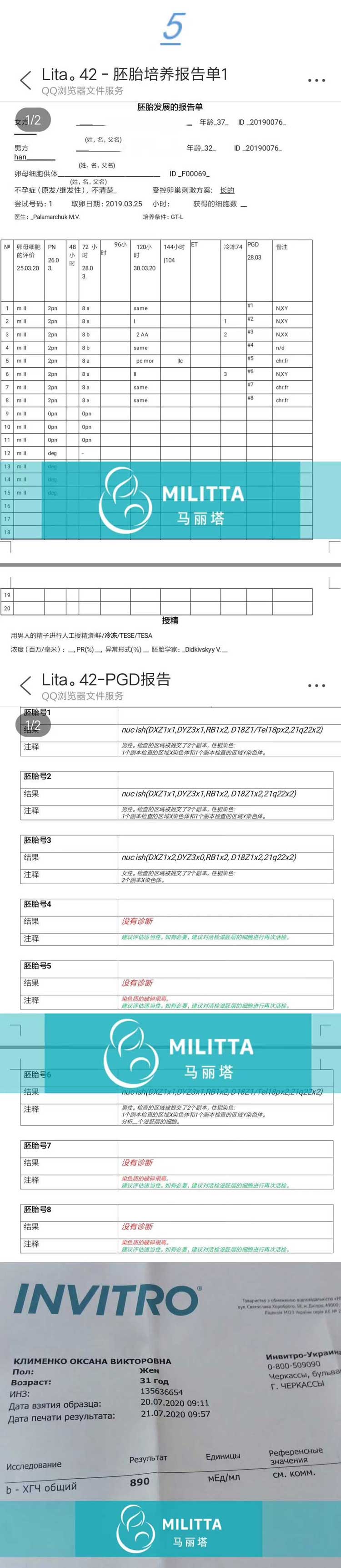 乌克兰代妈到医院做产检