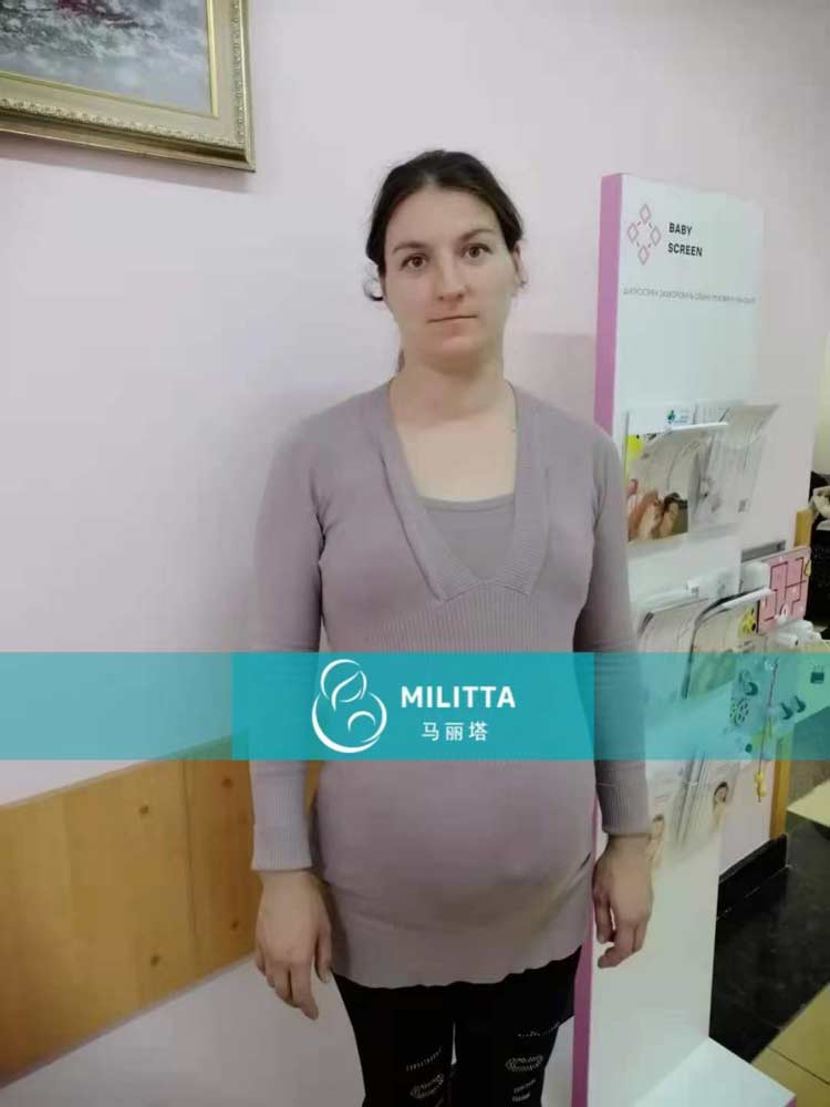 乌克兰试管孕妈做产检