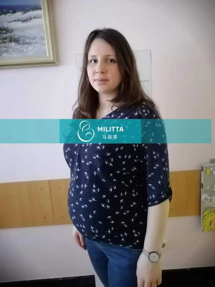 乌克兰孕37周孕妈做B超