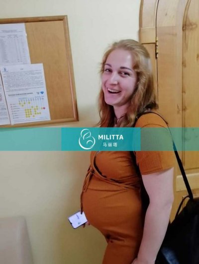 乌克兰试管妈妈在医院顺利通过四维彩超的大排畸检查