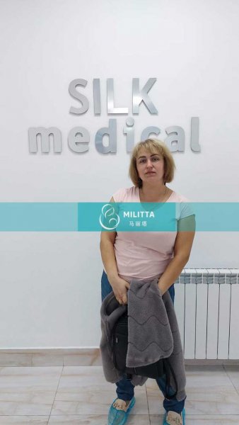 格鲁吉亚试管妈妈来Silk医院做孕8-9周B超产检