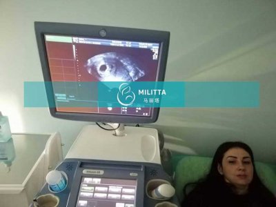 圣诞前，乌克兰试管妈妈来丽塔医院做首次B超