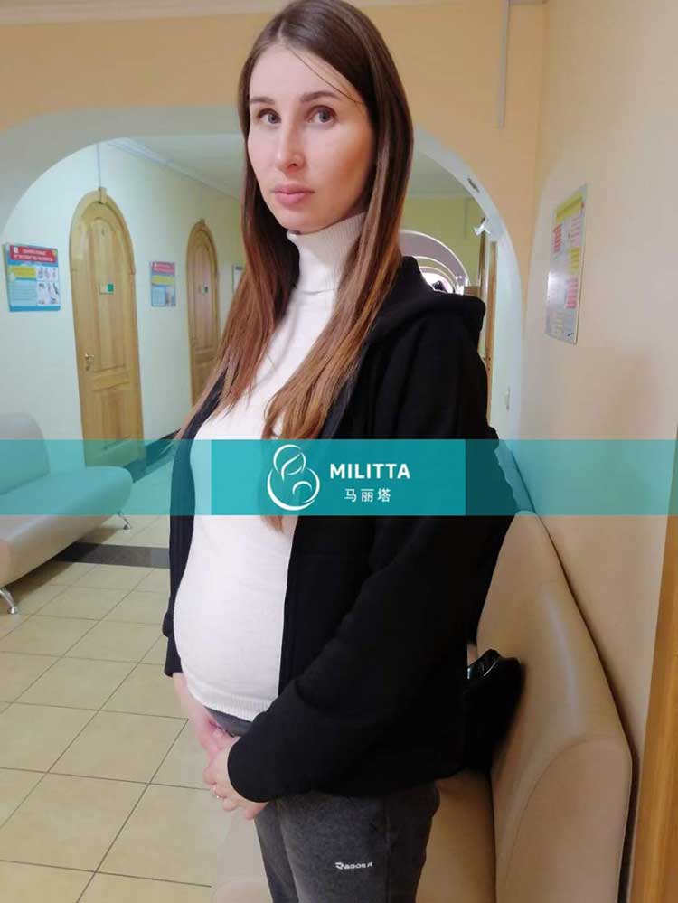 乌克兰试管妈妈常规孕检