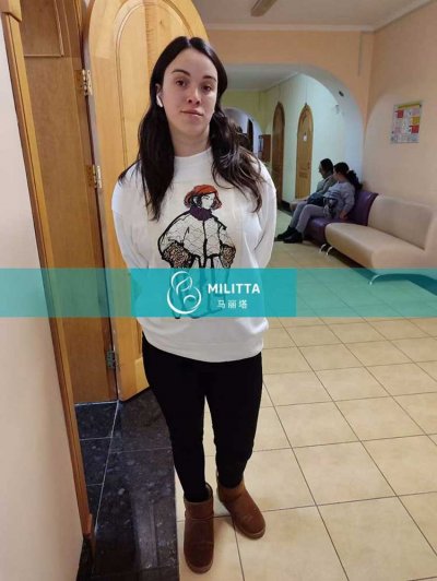 两位孕中期的乌克兰试管妈妈按时来基辅妇产医院做产检