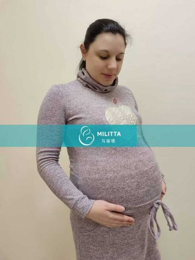 乌克兰LITA丽塔医院dy的试管妈妈来验血做常规产检