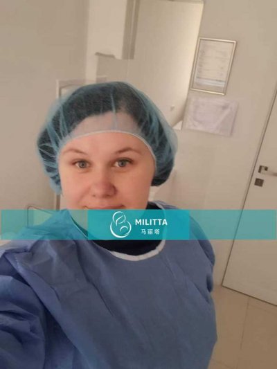 一位开朗的乌克兰试管妈妈来格鲁吉亚Silk医院移植