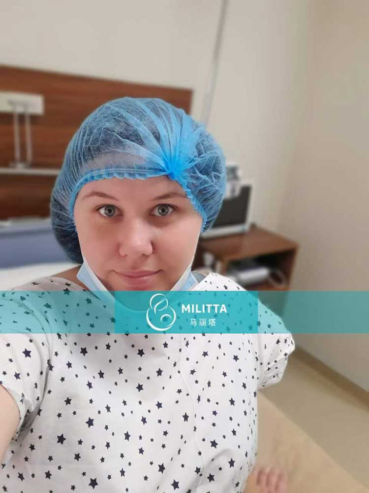 乌克兰试管妈妈移植冻胚