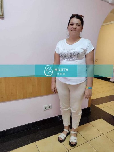 格鲁吉亚silk客户的乌克兰试管妈妈在基辅做B超孕检