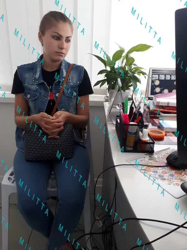 年轻美丽的马丽塔爱心妈妈来医院做移植前的体检