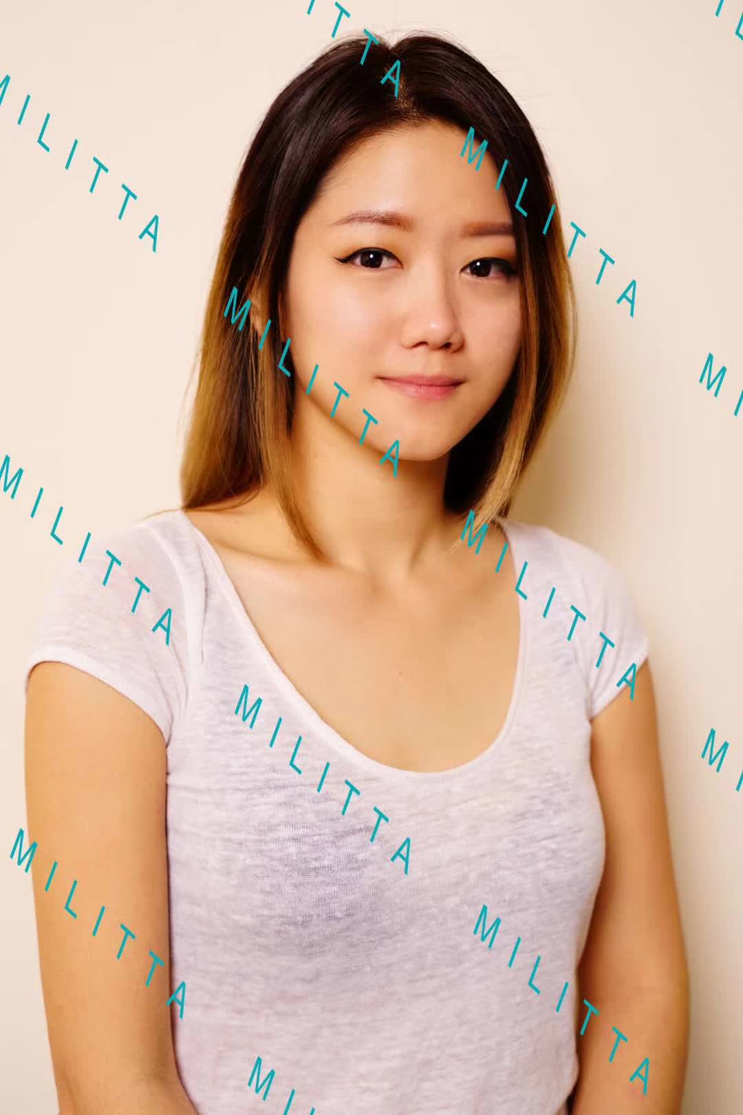 马丽塔的新亚裔捐卵女孩长相非常的甜美有韩国明星的感觉
