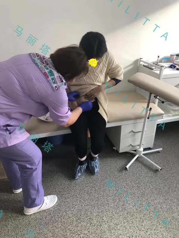 客户每天都在马丽塔合作医院按时打针促排