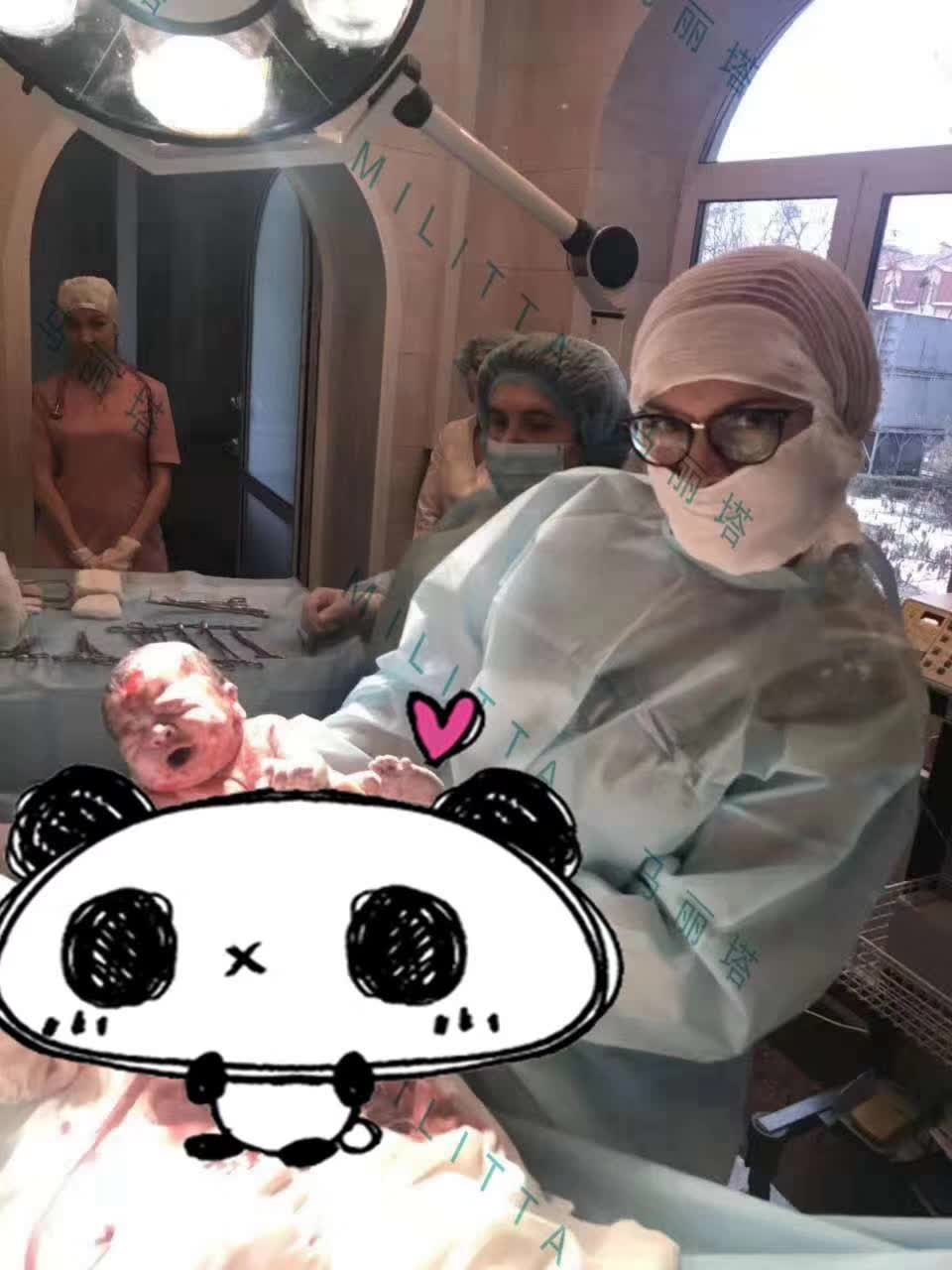 马丽塔记录下生命诞生的伟大时刻,你如约而至的降临