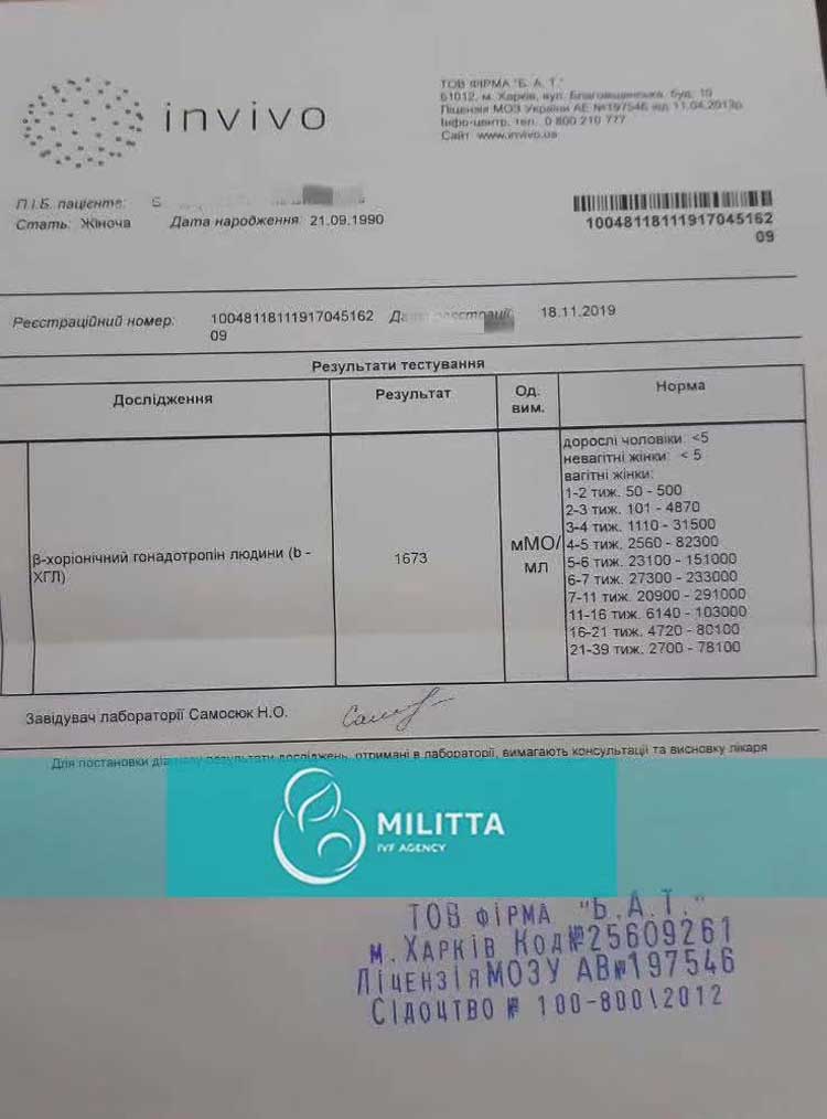 精子畸形率高达98% 促排两次,移植三次验孕显示可能是双胞胎