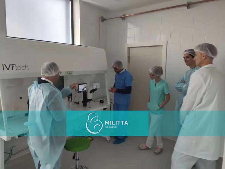 乌克兰丽塔医院ivf ID系统的维护使用再次进行了深层的技术交流