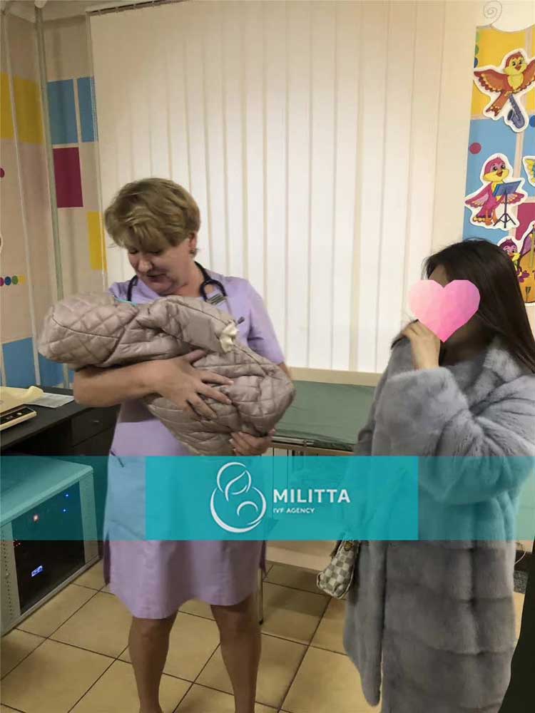 到乌克兰妇产医院接孩子