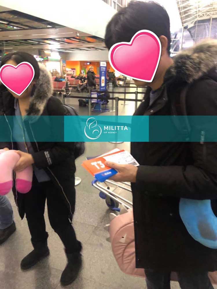 在乌克兰马丽塔试管,成功收获龙凤胎