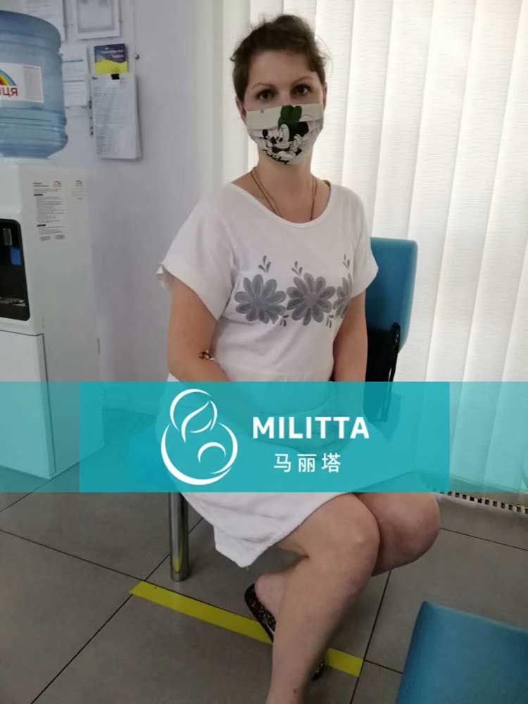 乌克兰马丽塔代妈做产检