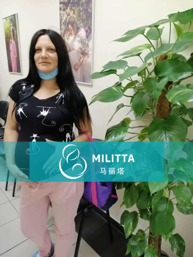Z女士的乌克兰去医院做了四维彩超 宝宝五官立体