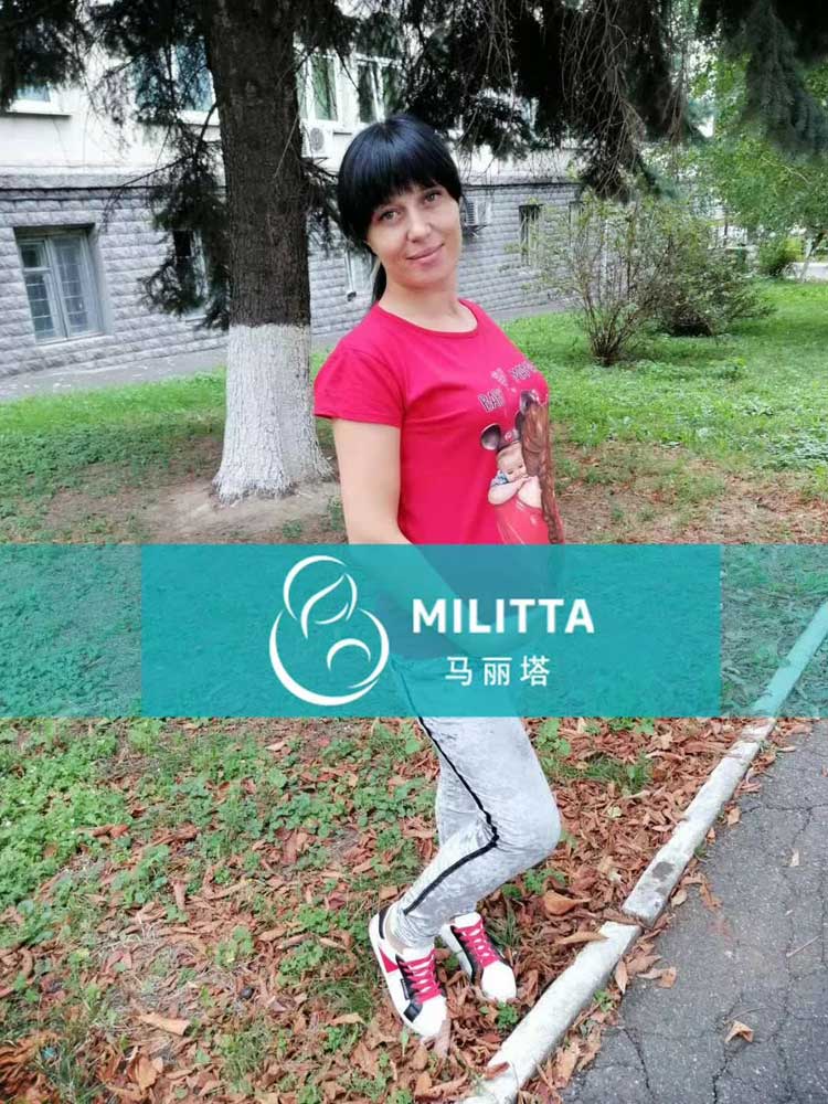 马丽塔代母做产检的拍照