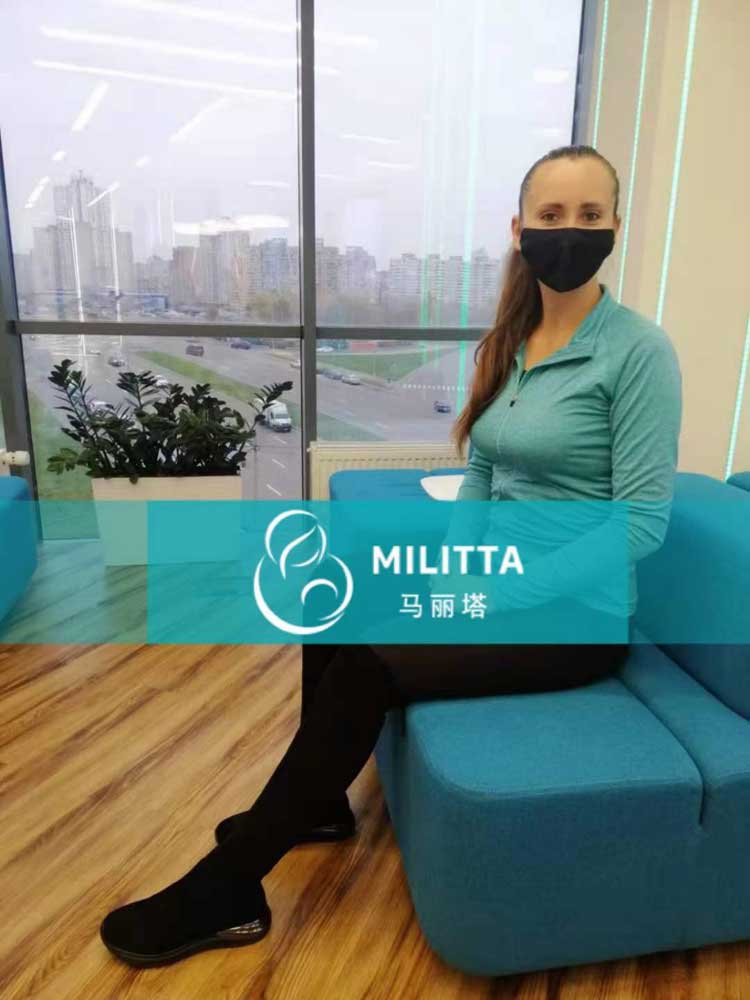 乌克兰代妈在丽塔医院做产检