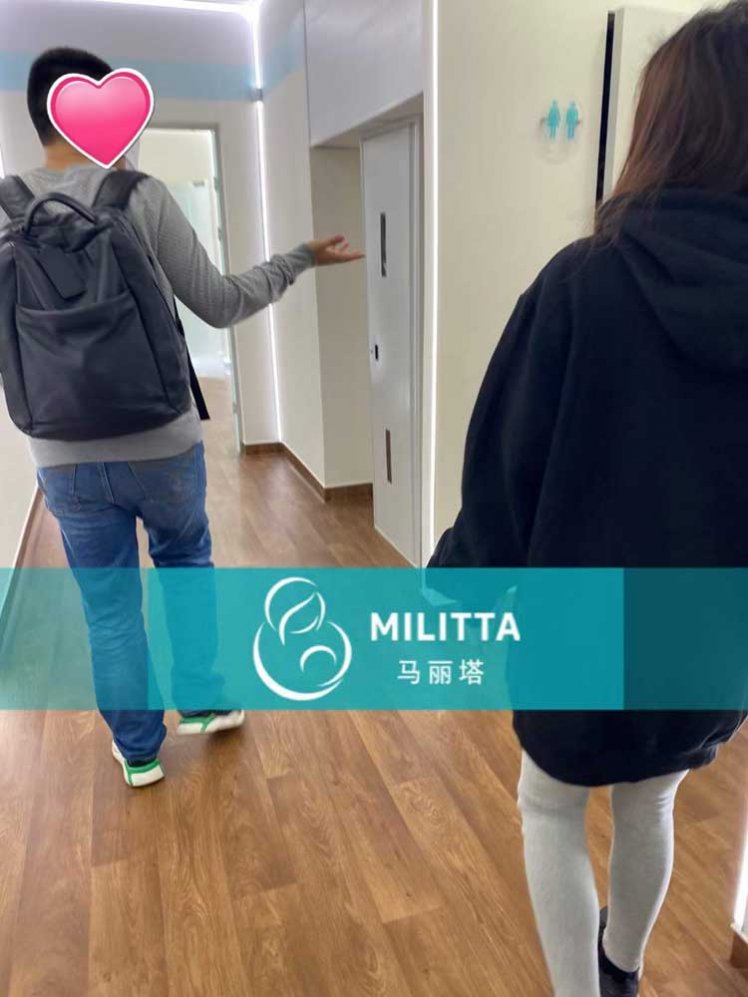 Q女士再次到丽塔医院,进行照B超监测卵泡,打促排针项目