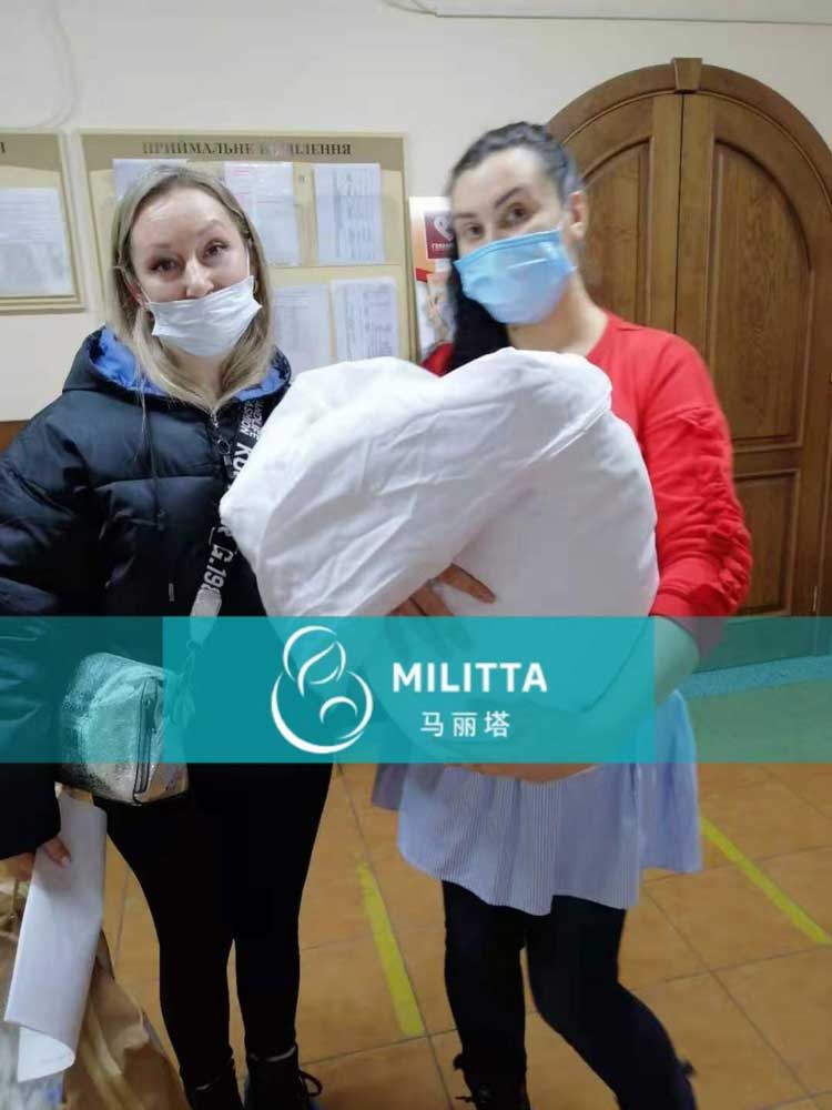 接乌克兰试管宝宝出院