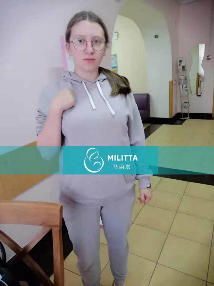 乌克兰试管孕妈做产检