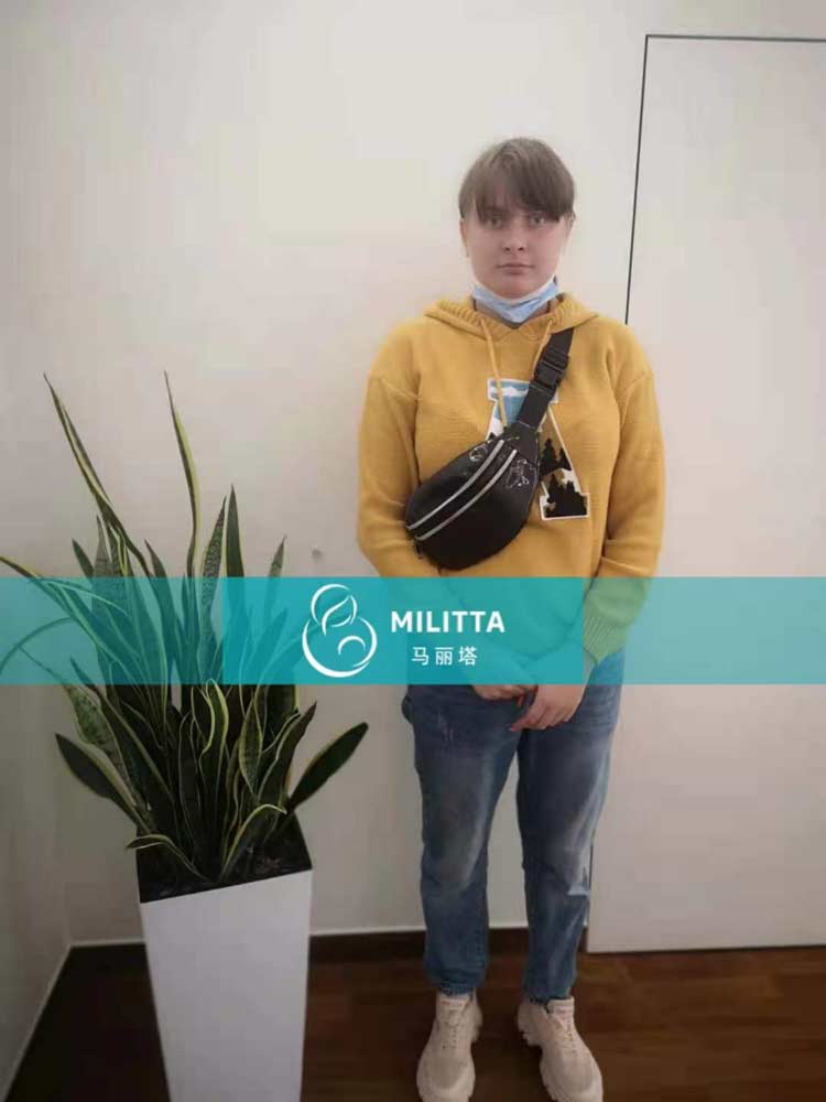 乌克兰试管孕妈做产检