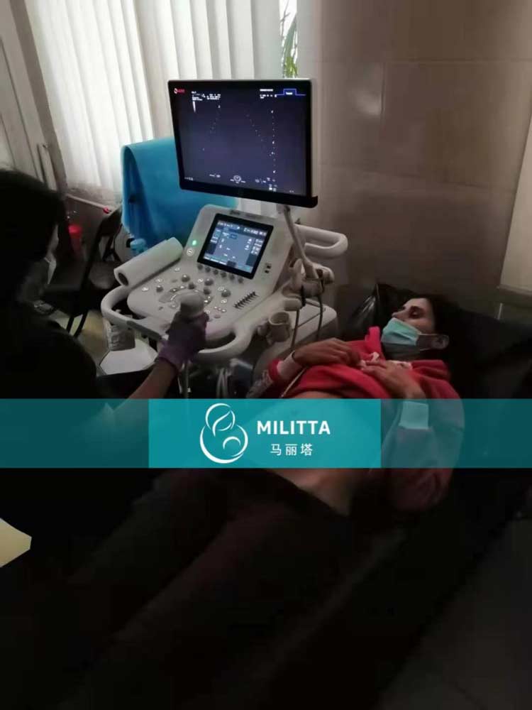 乌克兰孕妈做产检