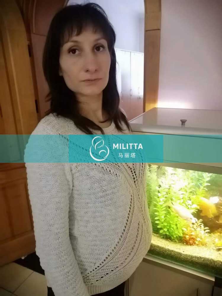 乌克兰试管孕妈做孕检