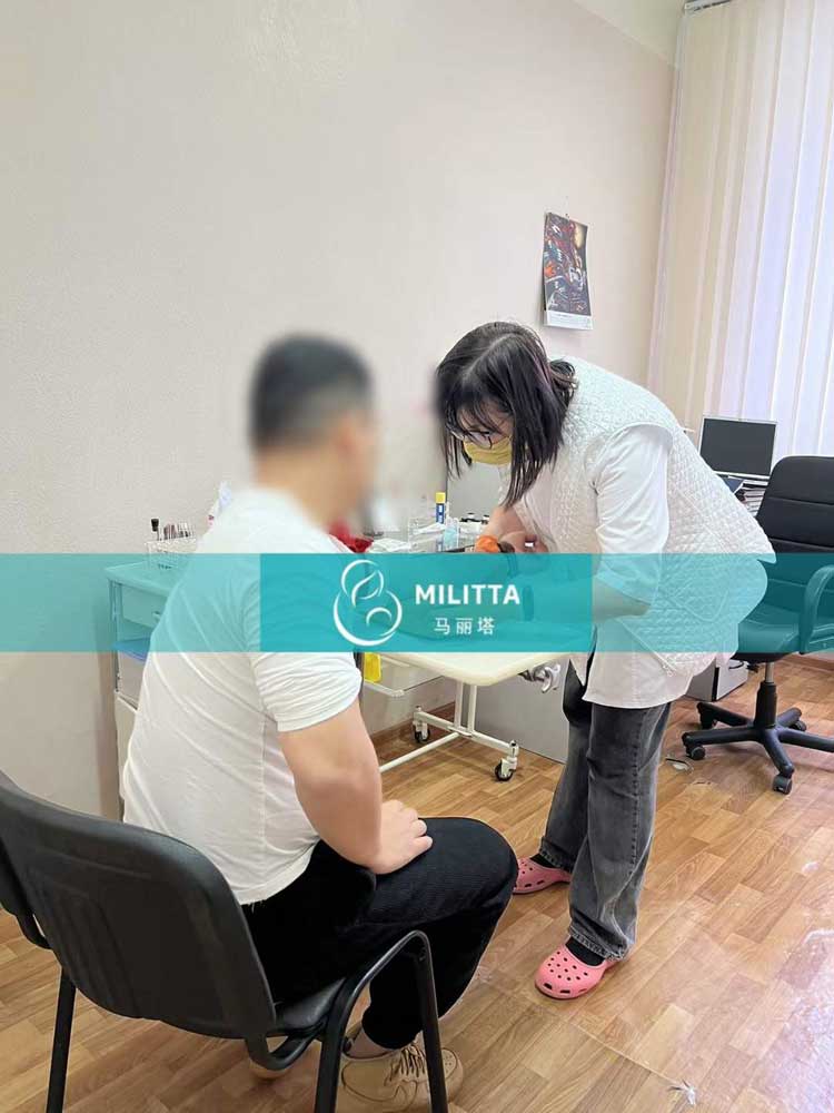 乌克兰试管面见医生