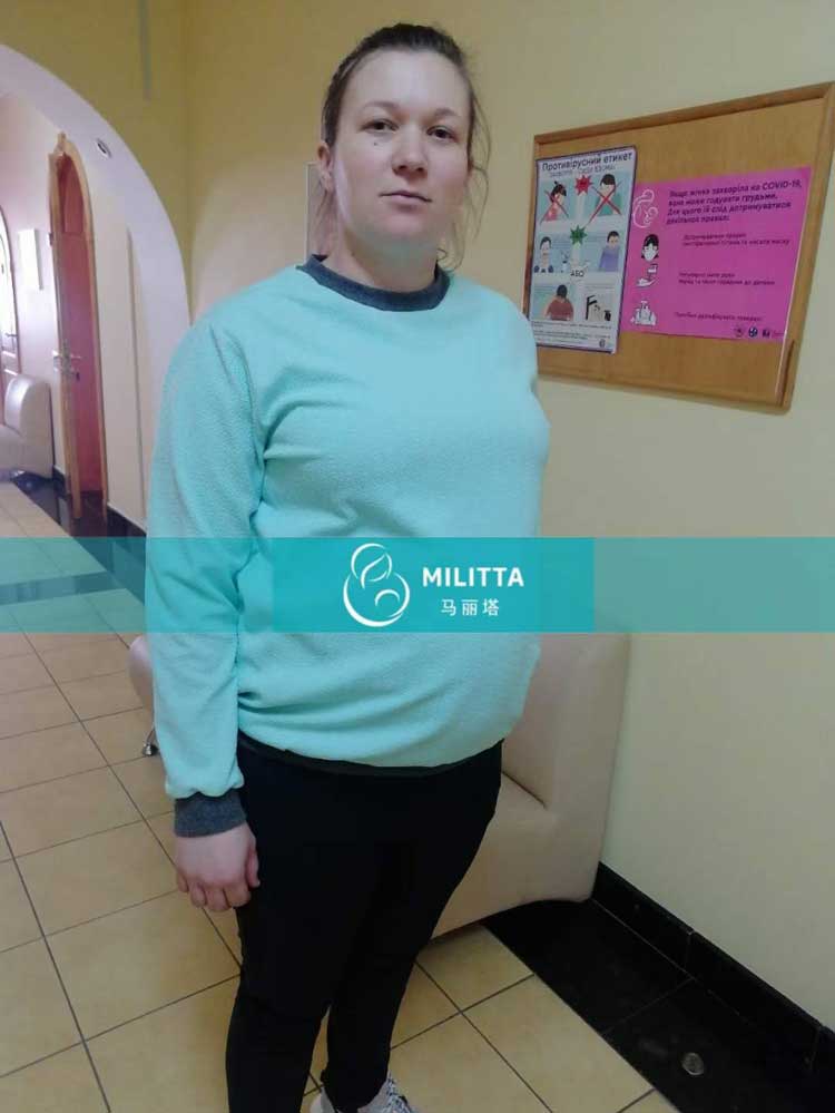 乌克兰试管妈妈做常规孕检