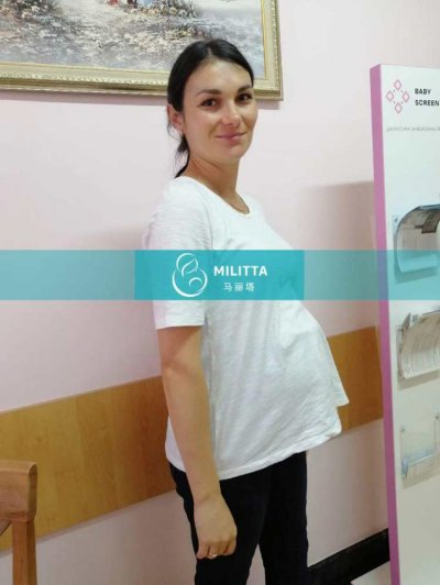 三位乌克兰试管妈妈分别做常规孕检,孕34周B超,孕18周B超