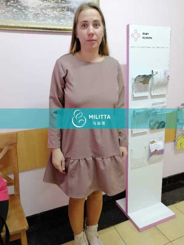 乌克兰试管妈妈做B超