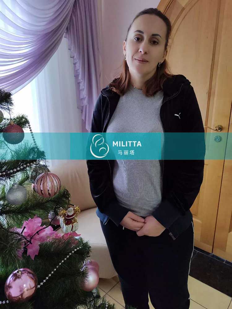 乌克兰试管妈妈做B超