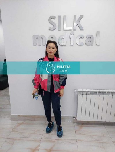 乌克兰和哈萨克斯坦试管妈妈分别来Zordania和silk医院移植冻胚