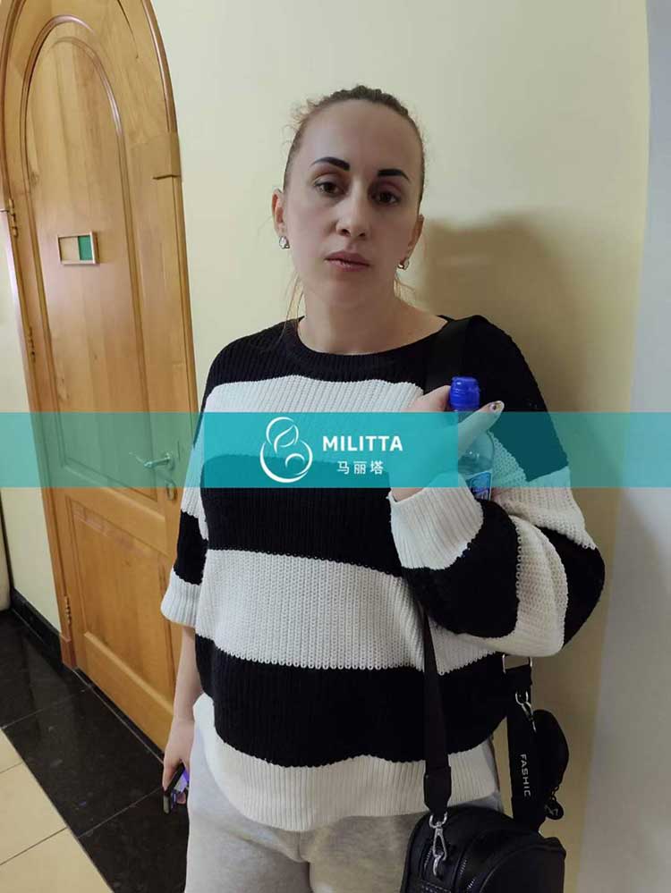 乌克兰试管妈妈做四维彩超
