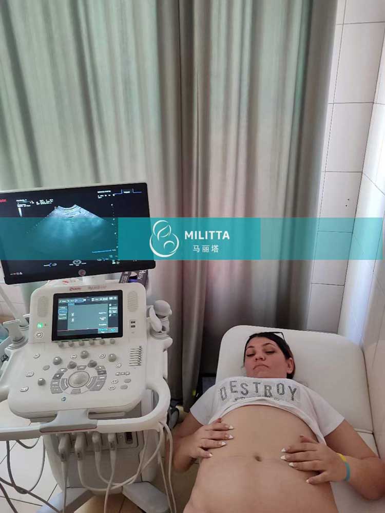 乌克兰试管妈妈B超