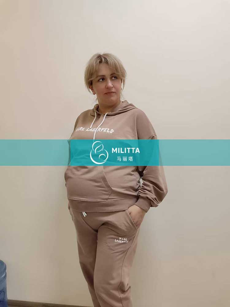 乌克兰试管妈妈孕30周B超