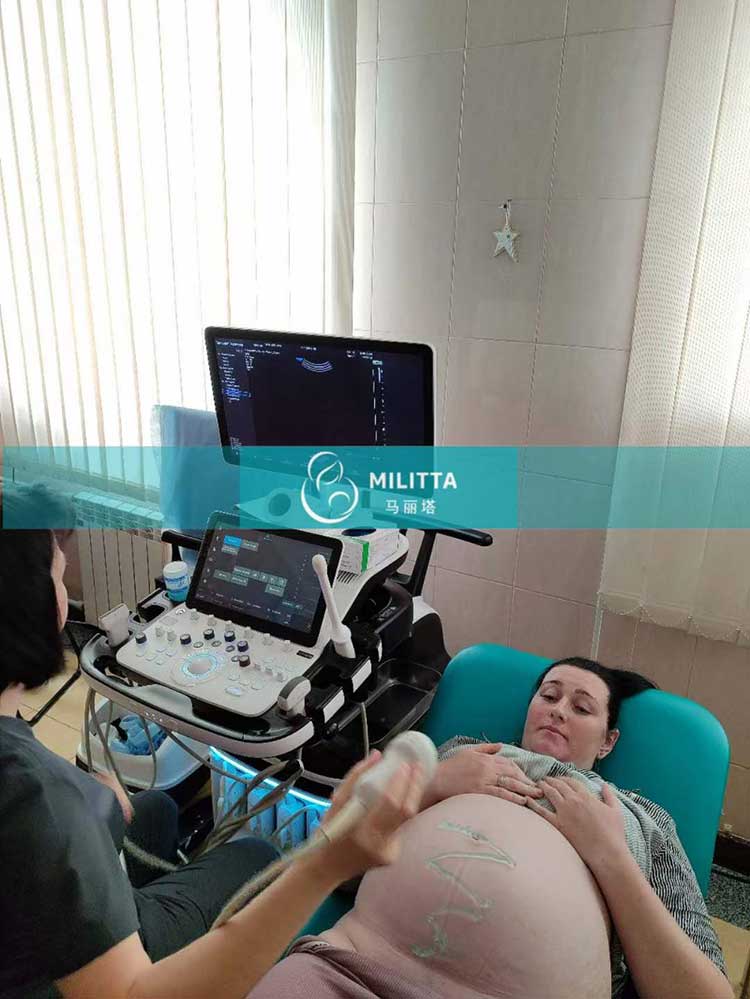 乌克兰试管妈妈做四维彩超
