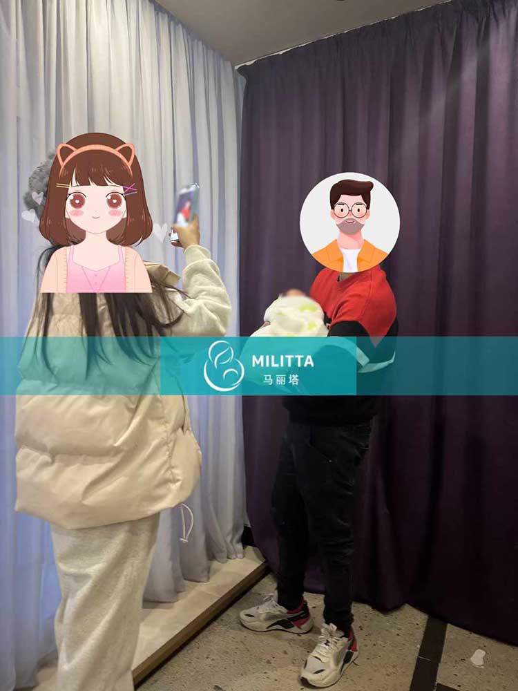 接乌克兰试管宝宝出院
