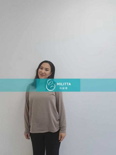 在格鲁吉亚第比利斯的四位孕晚期试管妈妈做不用孕期B超
