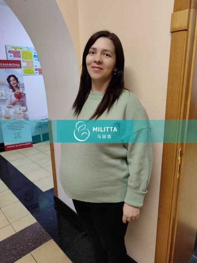 乌克兰LITA丽塔医院的试管妈妈在基辅做孕28周+B超