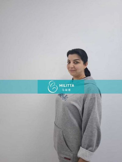 两位试管妈妈来医院做孕15周B超,检查胎儿发育健康