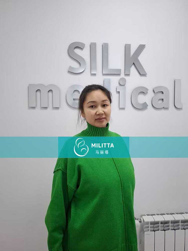 哈萨克斯坦试管妈妈做B超